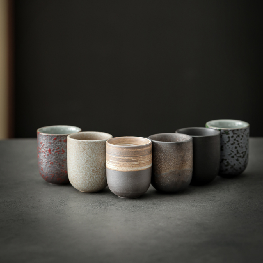 Japanese Healthy Lifestyle - New Vintage Ceramics Cups Japanese Stoneware