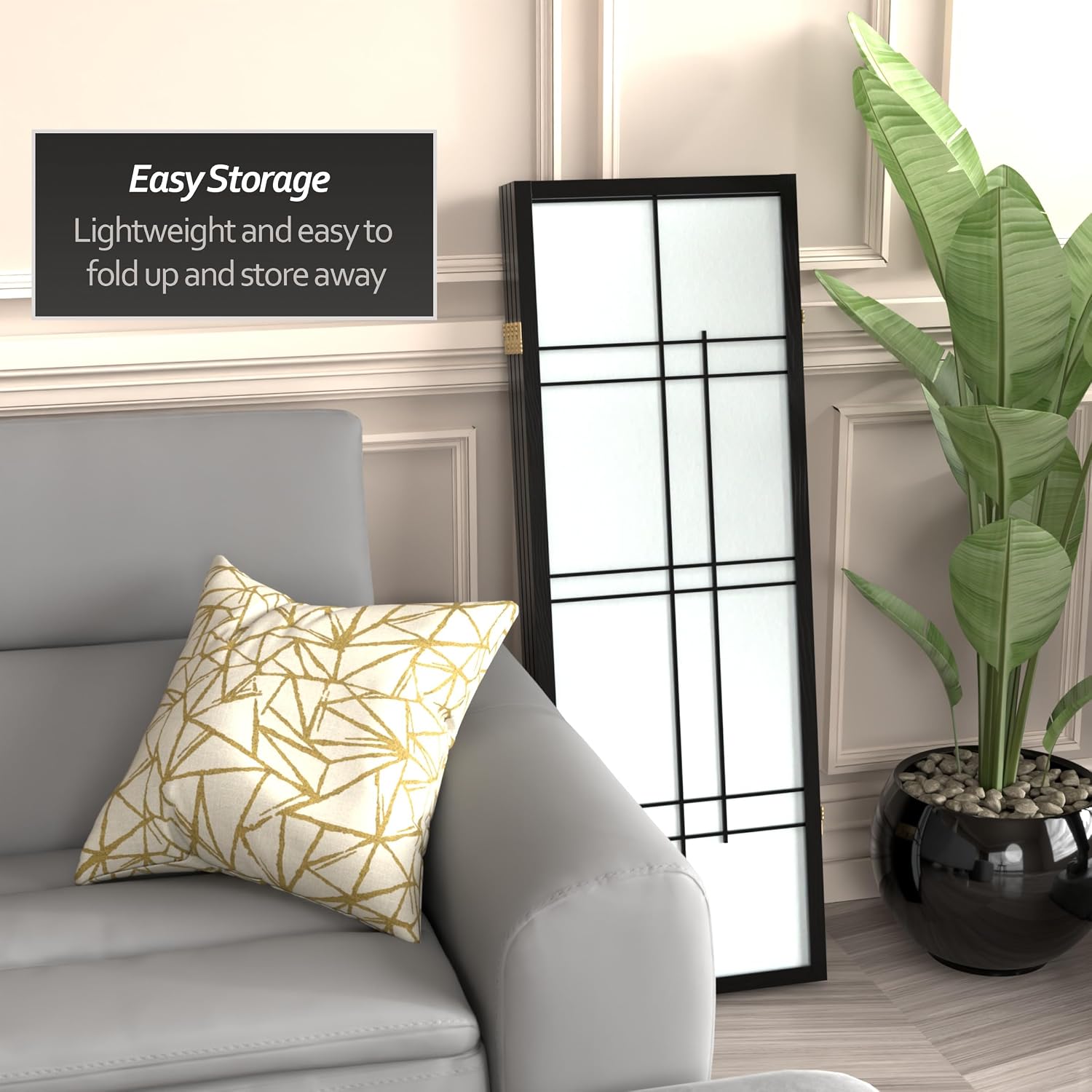 4-Panel Shoji Screen Room Divi - огляд і ціна Shoji Screen Divider