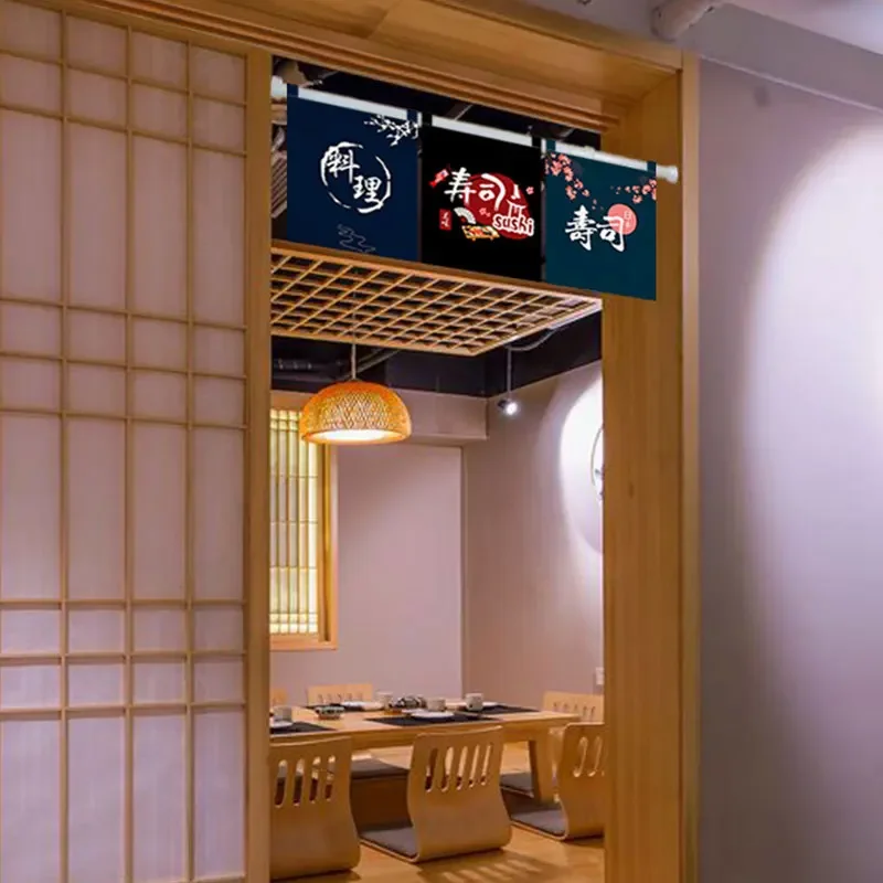 Sushi Shop Adversing Flag Hang - огляд і ціна Noren Curtain Doorway