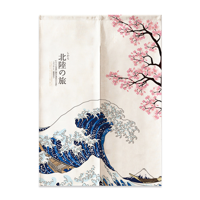 Japanese Linen Door Curtain No - огляд і ціна Noren Curtain Doorway