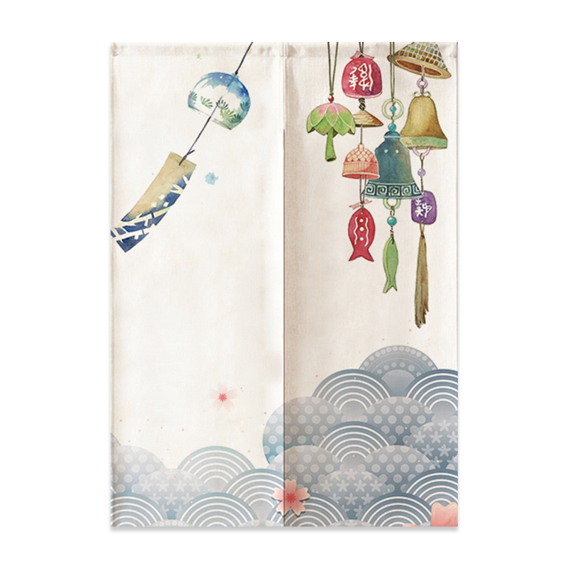 Japanese Linen Door Curtain No - огляд і ціна Noren Curtain Doorway