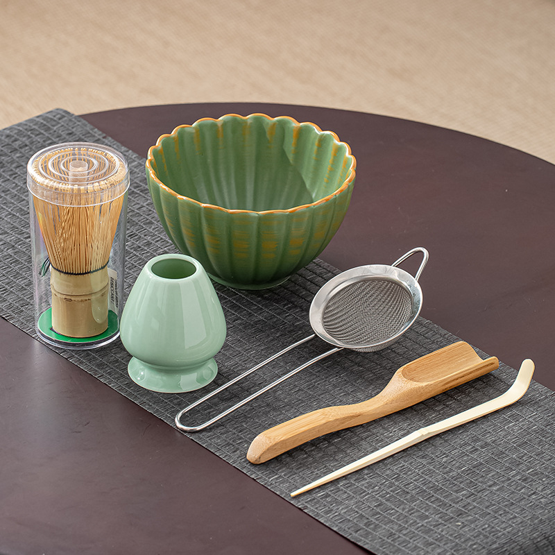 6pcs Set Japanese Matcha Whisk - огляд і ціна Bamboo Whisk Chasen