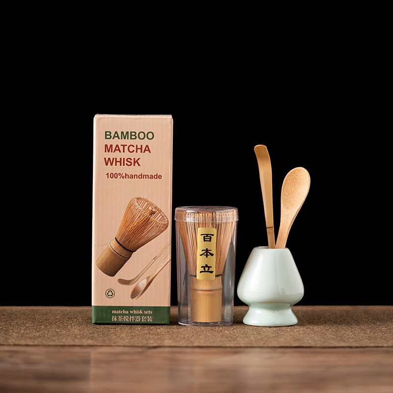 4PCS Bamboo Matcha Whisk Set H - огляд і ціна Bamboo Whisk Chasen