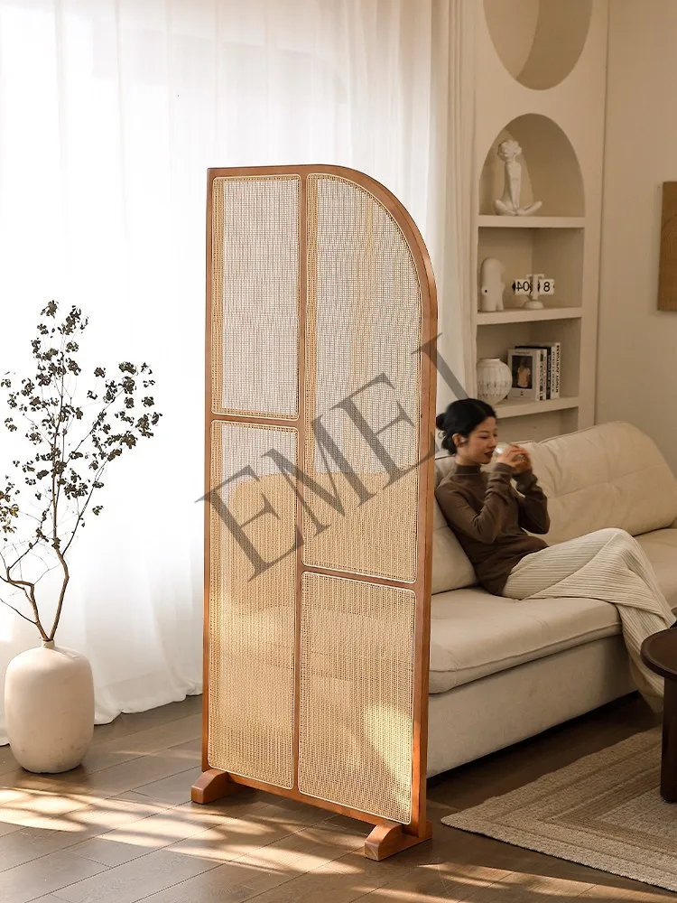 Retro Solid Wood Rattan Subare - огляд і ціна Shoji Screen Divider