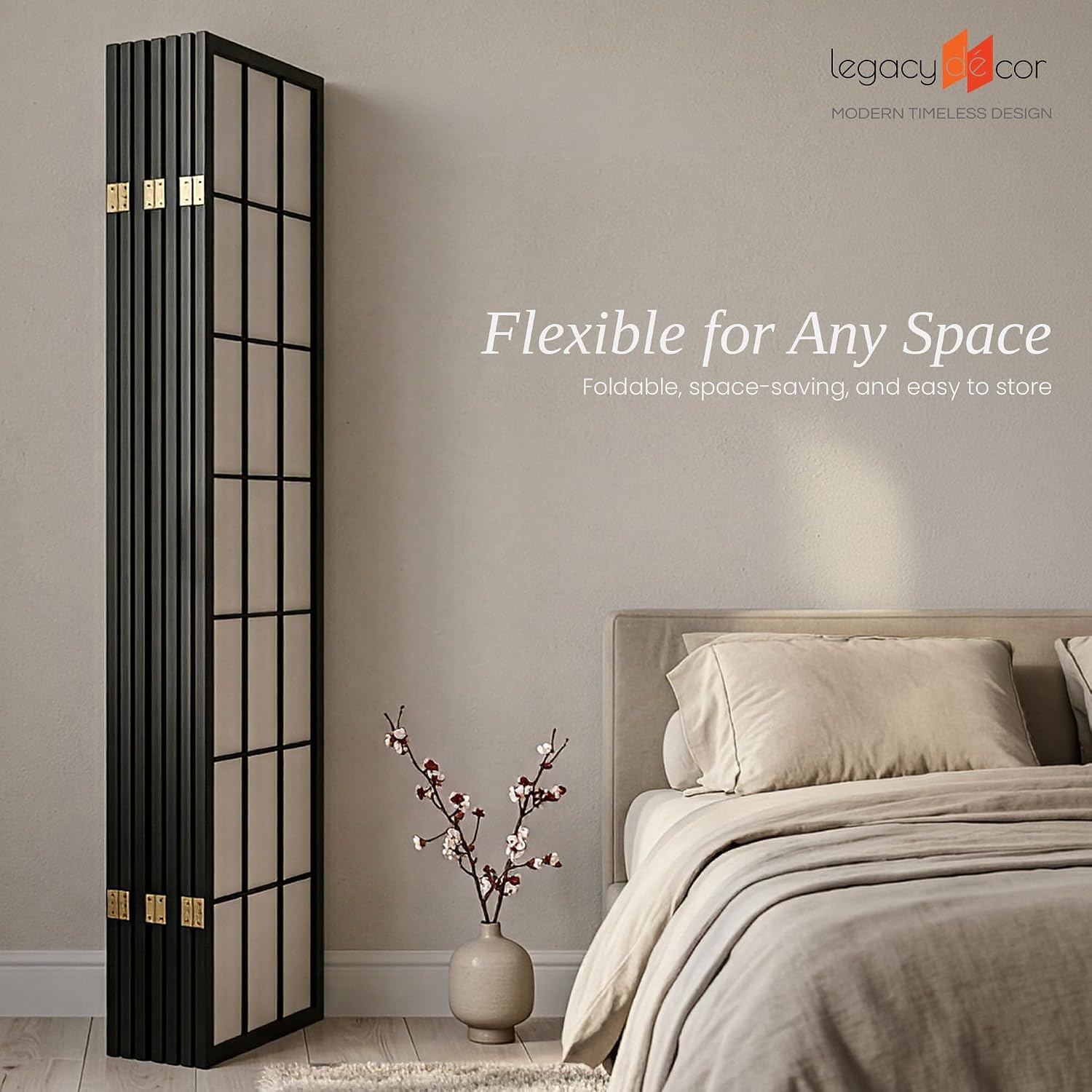 6-Panel Room Divider Shoji Sty - огляд і ціна Shoji Screen Divider