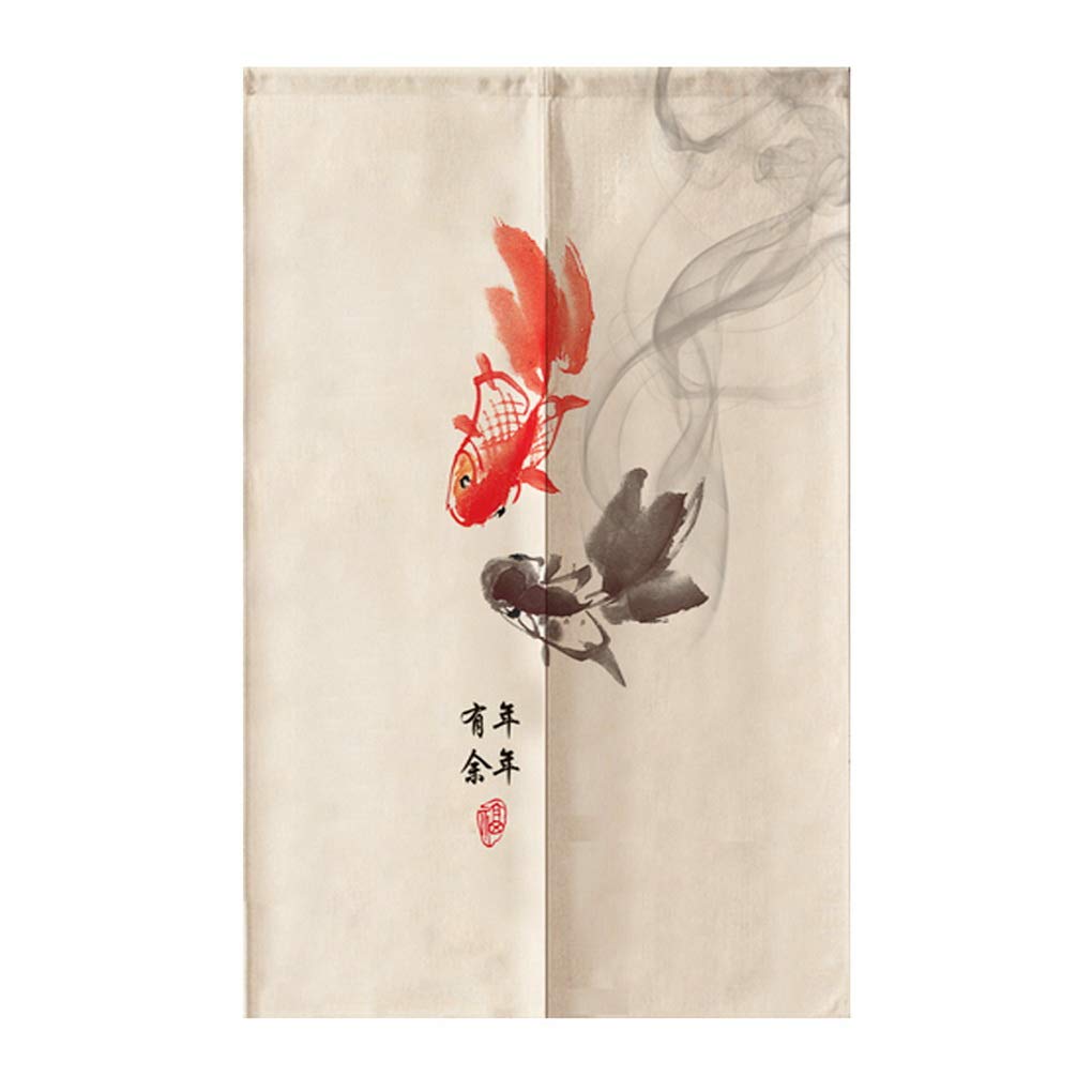 Ancient Character Fish Japanes - огляд і ціна Noren Curtain Doorway